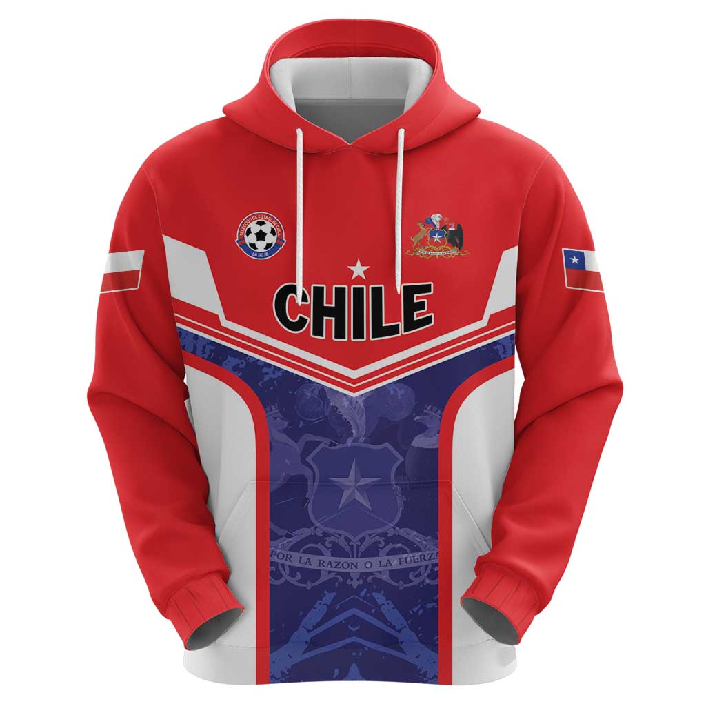 Custom Football Chile Hoodie Vamos La Roja LT01