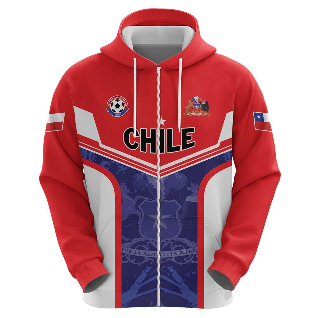 Custom Football Chile Hoodie Vamos La Roja LT01