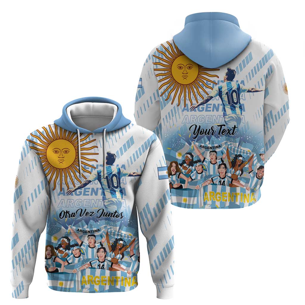 Argentina 2024 Football Champions Hoodie Vamos La Seleccion Otra Vez Juntos LT01