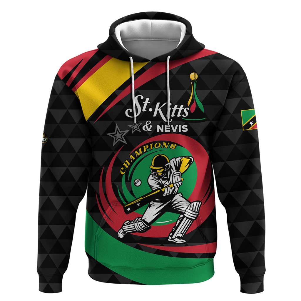 Personalized Saint Kitts and Nevis Cricket Champions Hoodie LT01