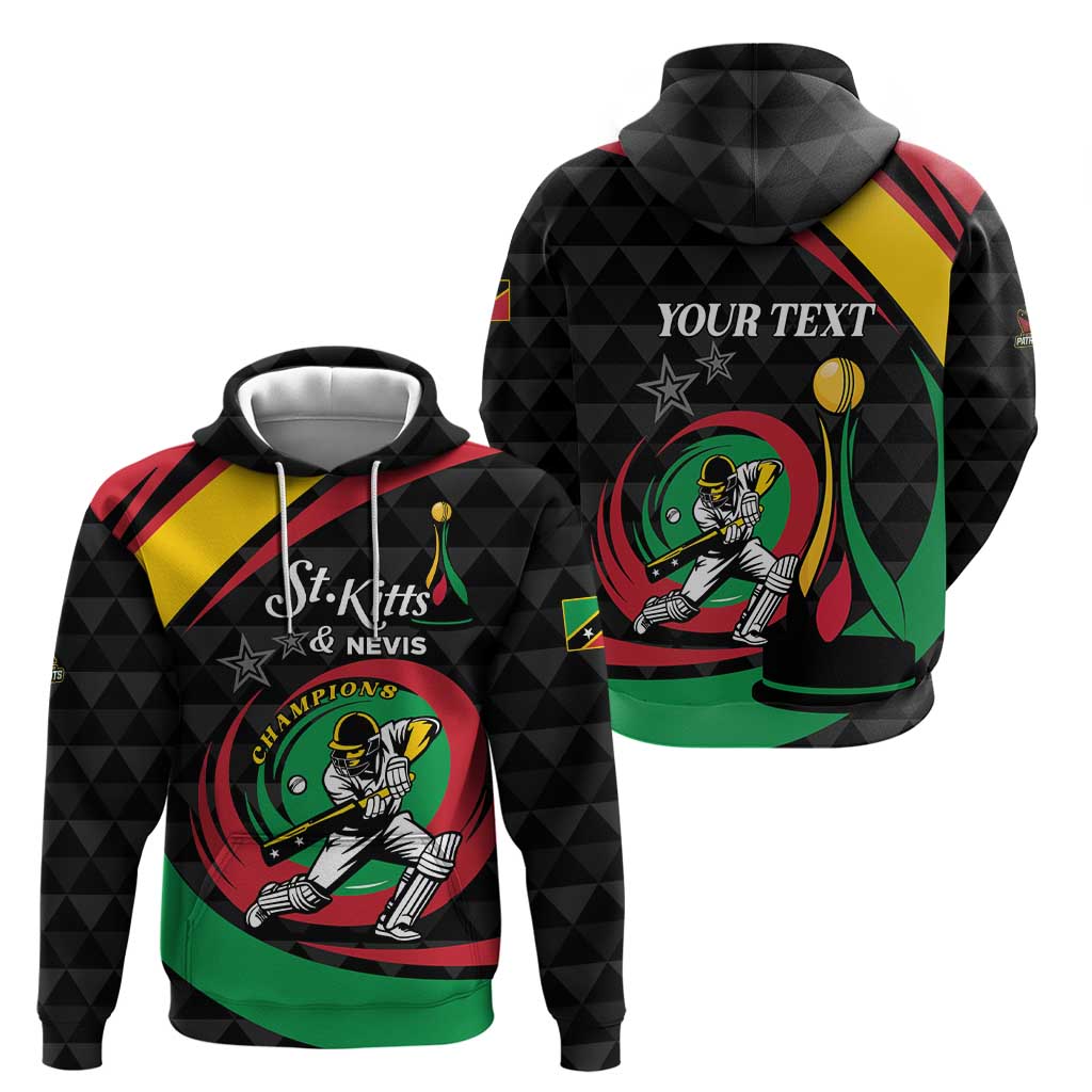 Personalized Saint Kitts and Nevis Cricket Champions Hoodie LT01