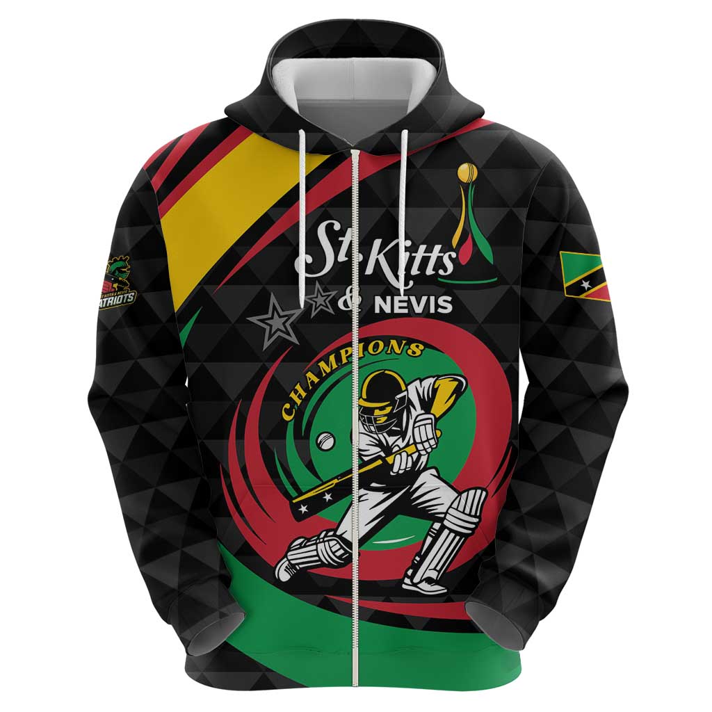 Personalized Saint Kitts and Nevis Cricket Champions Hoodie LT01