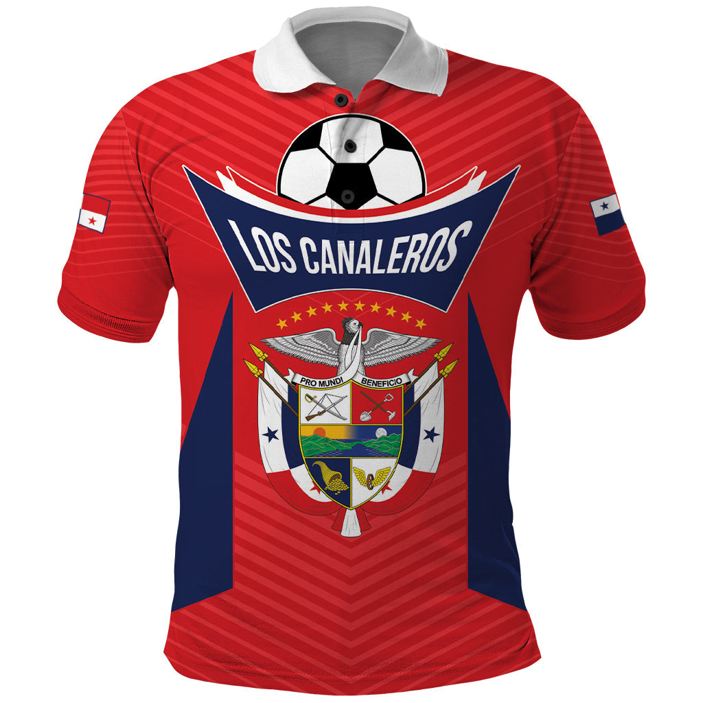 Personalized Panama 2024 Football Polo Shirt Go Los Canaleros LT01