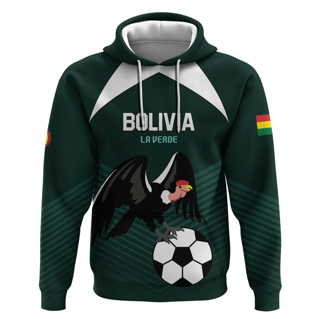 Personalized Bolivia 2024 Football Hoodie La Verd Go Champion LT01