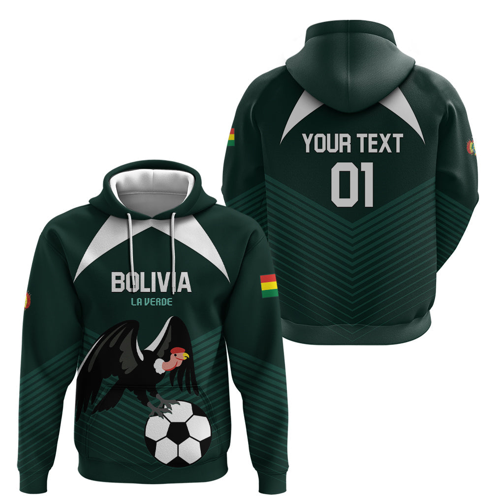 Personalized Bolivia 2024 Football Hoodie La Verd Go Champion LT01