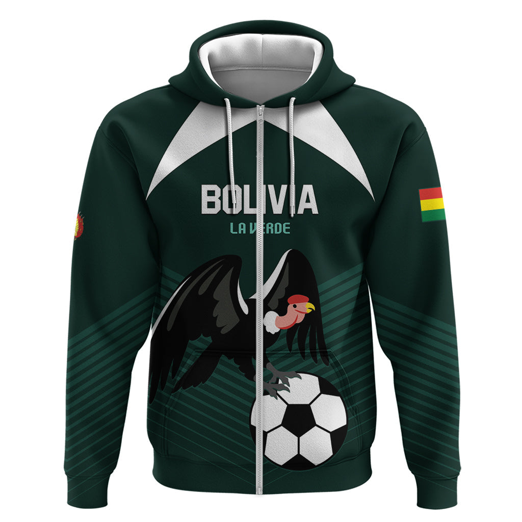 Personalized Bolivia 2024 Football Hoodie La Verd Go Champion LT01