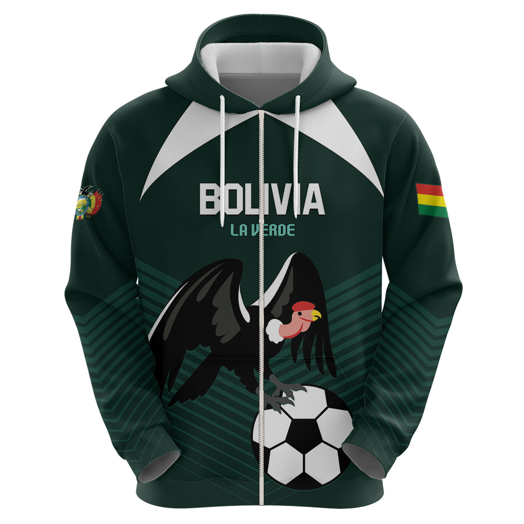 Personalized Bolivia 2024 Football Hoodie La Verd Go Champion LT01