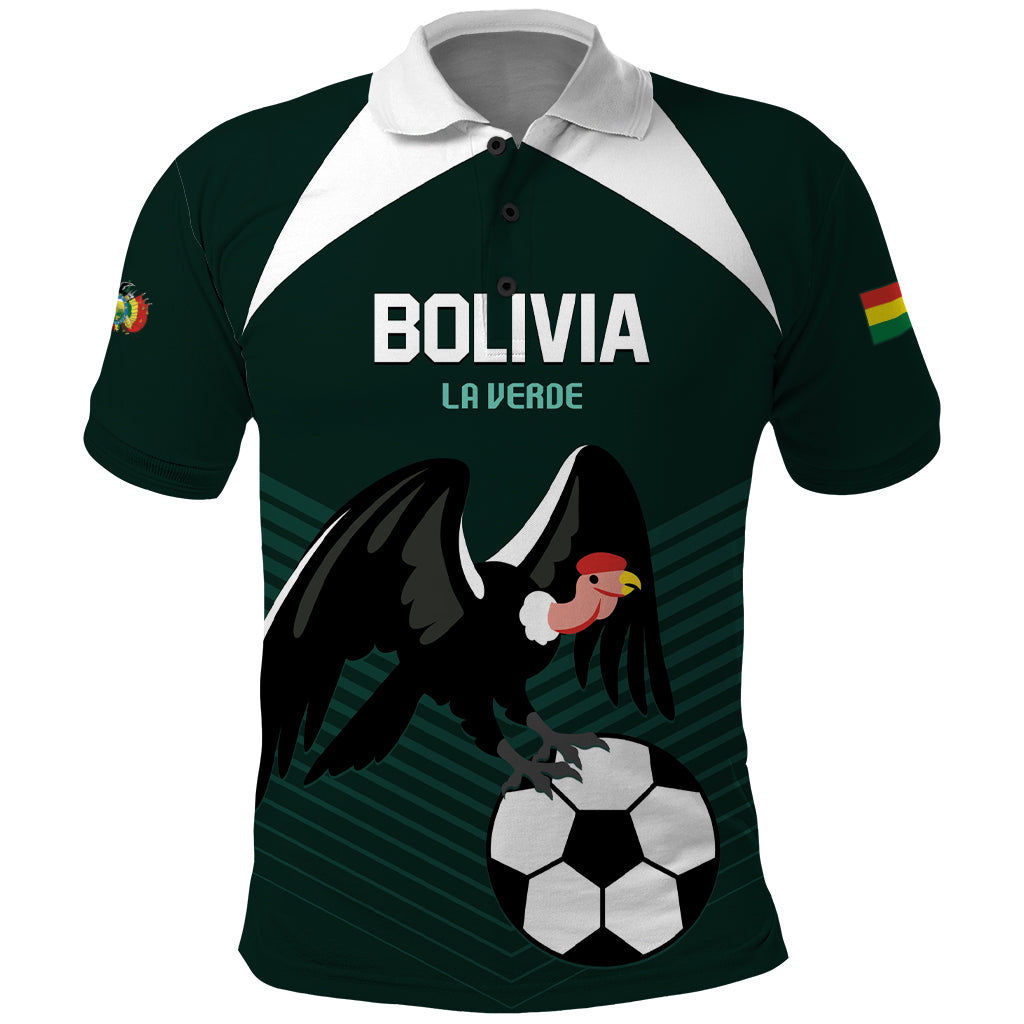 Personalized Bolivia 2024 Football Polo Shirt La Verd Go Champion LT01