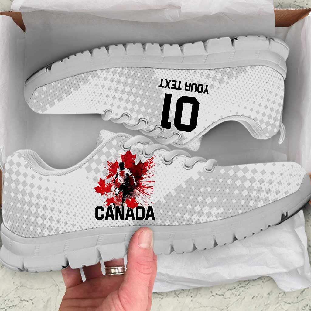 Canada 2024 Soccer Sneakers Canadian Player Maple Leaf LT01