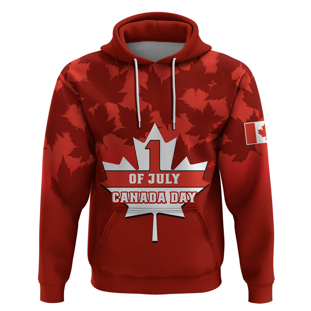 1 July Canada Independence Day Hoodie Canadian Maple Leaf Happy 156th Anniversary LT01