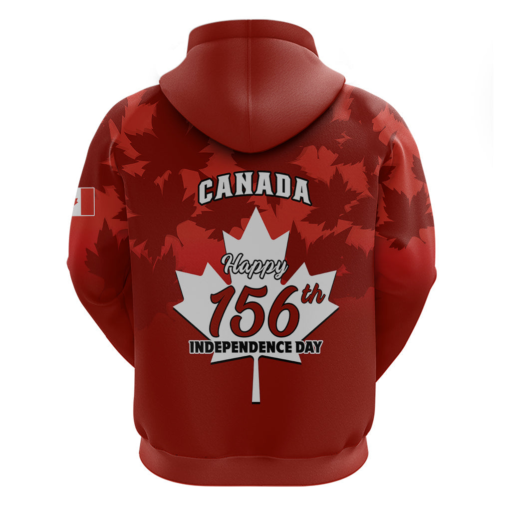 1 July Canada Independence Day Hoodie Canadian Maple Leaf Happy 156th Anniversary LT01