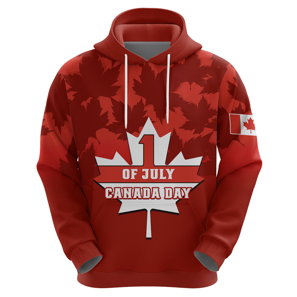 1 July Canada Independence Day Hoodie Canadian Maple Leaf Happy 156th Anniversary LT01