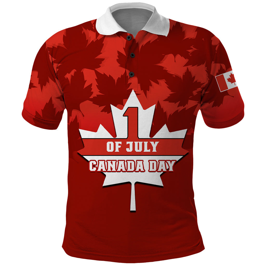 1 July Canada Independence Day Polo Shirt Canadian Maple Leaf Happy 156th Anniversary LT01
