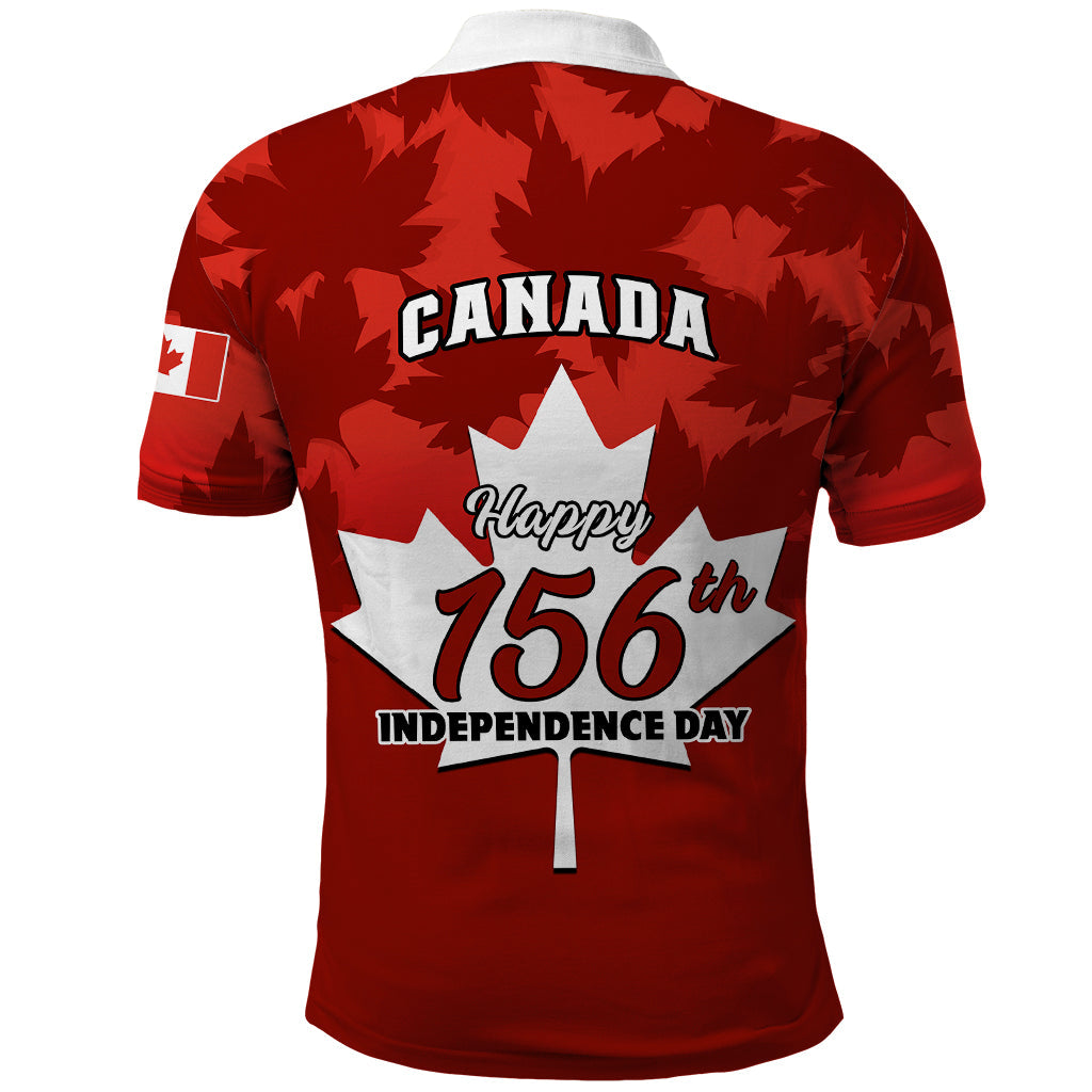1 July Canada Independence Day Polo Shirt Canadian Maple Leaf Happy 156th Anniversary LT01