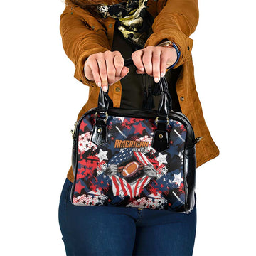 American Football Grunge Shoulder Handbag Special Version LT01