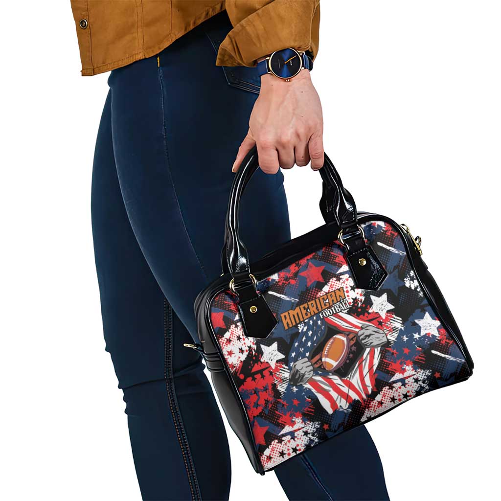 American Football Grunge Shoulder Handbag Special Version LT01