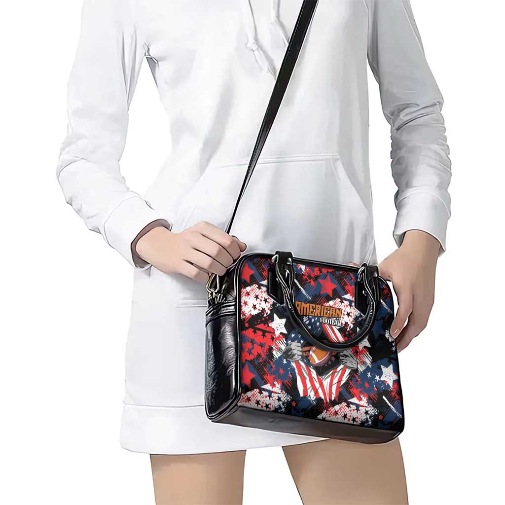 American Football Grunge Shoulder Handbag Special Version LT01