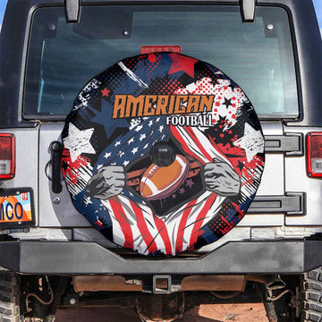American Football Grunge Spare Tire Cover Special Version LT01