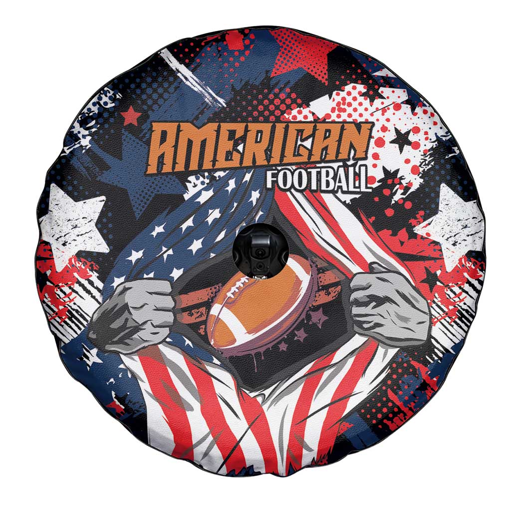 American Football Grunge Spare Tire Cover Special Version LT01