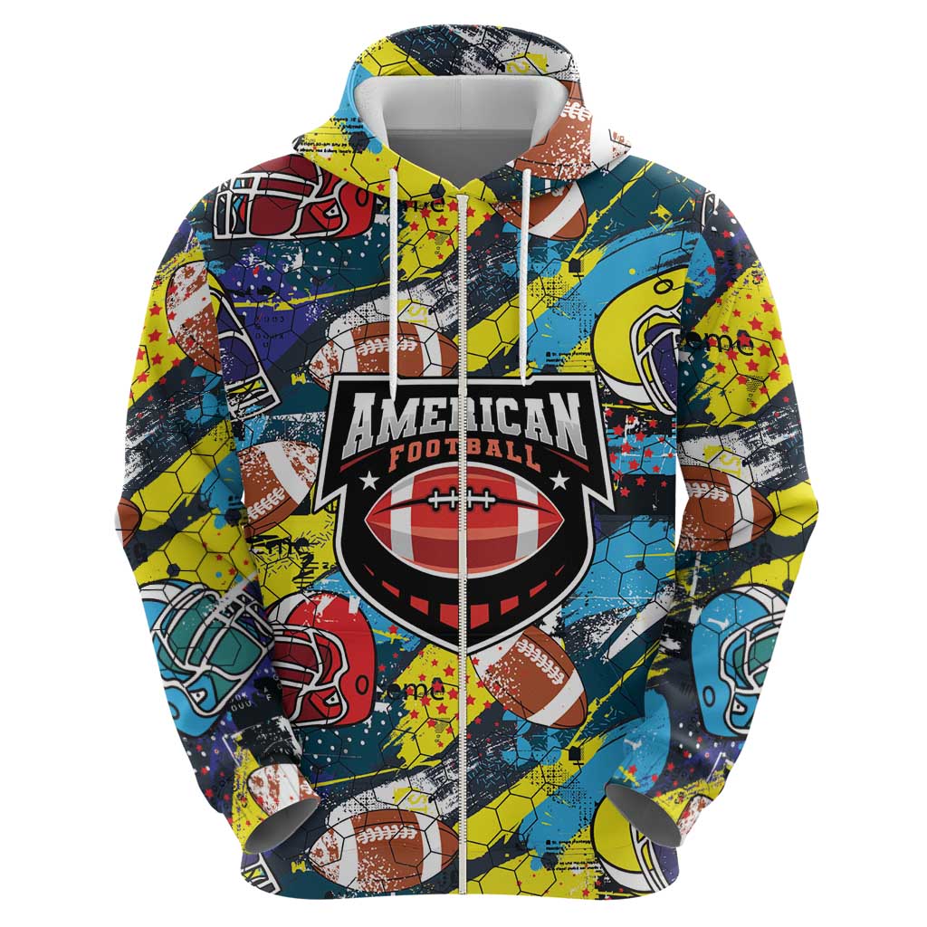 Custom American Football Graffiti Hoodie Unique Style LT01