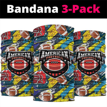 American Football Graffiti Neck Gaiter Unique Style LT01
