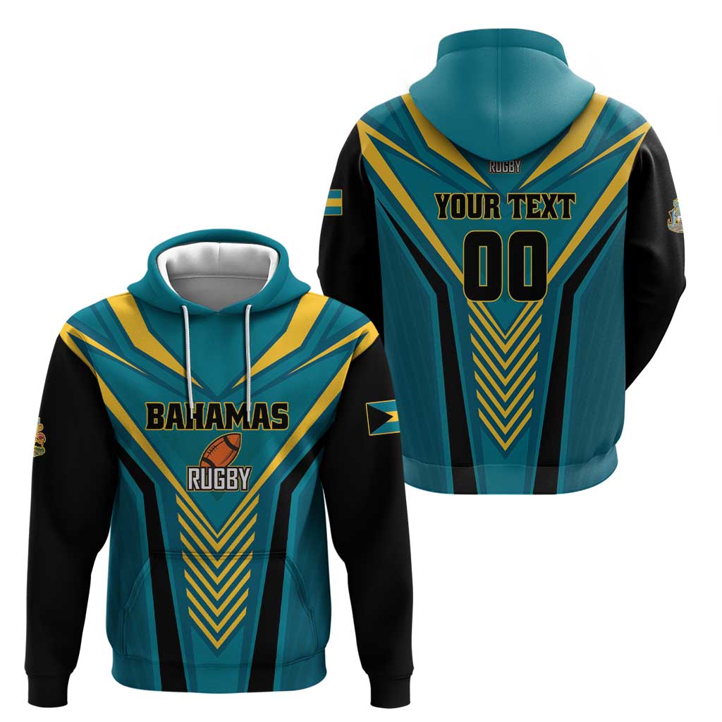 Custom Rugby Bahamas Hoodie The Bahamas Go Champion LT01