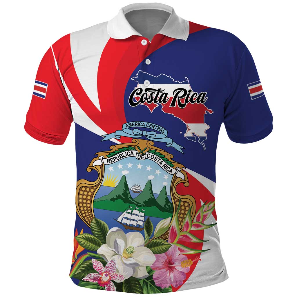 Personalized Costa Rica Pura Vida Tropical Polo Shirt LT01