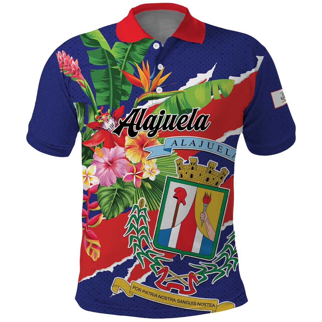 Personalized Costa Rica Alajuela Province Polo Shirt LT01