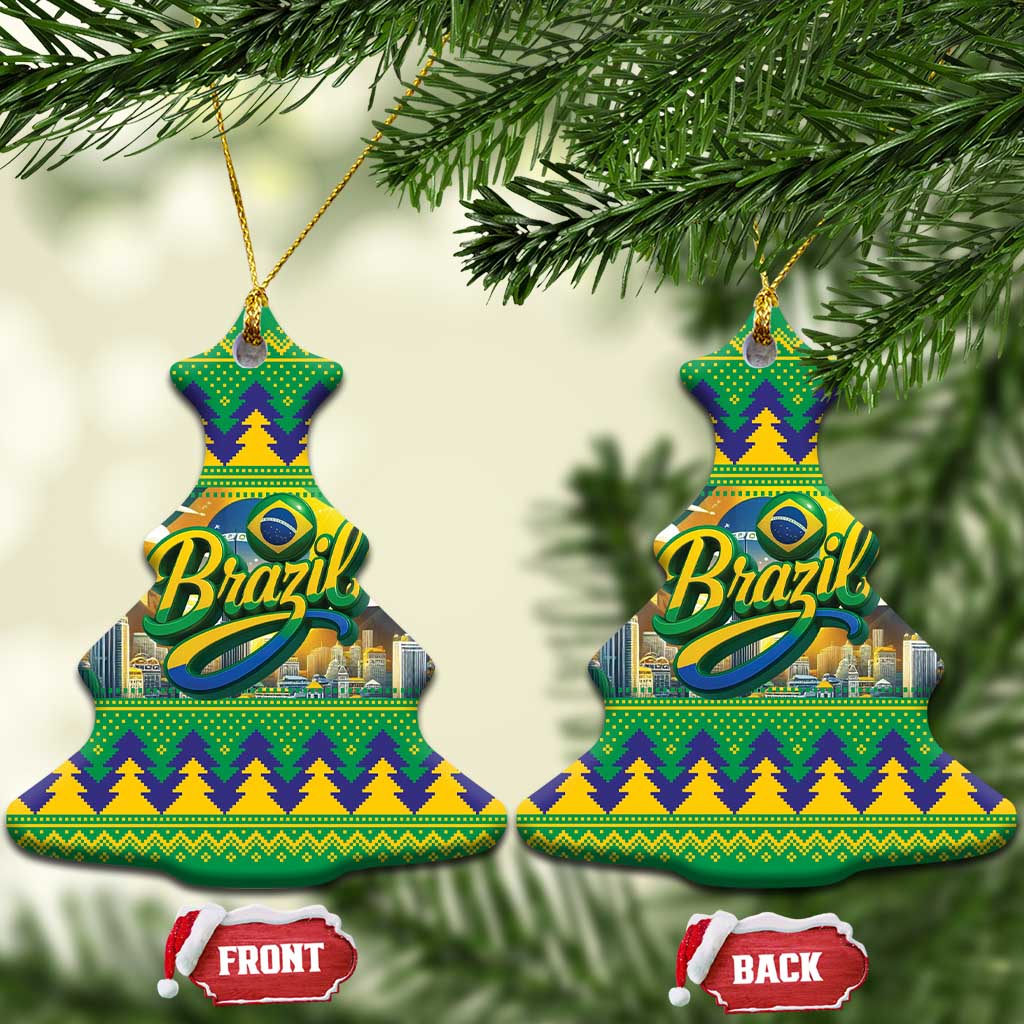 Brazil Christmas Feliz Natal Ceramic Ornament LT01