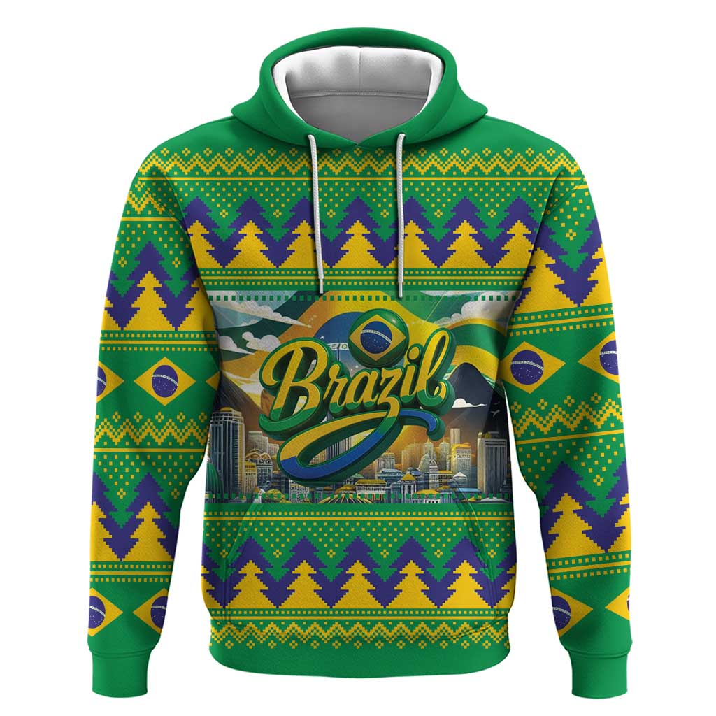 Brazil Christmas Feliz Natal Hoodie LT01