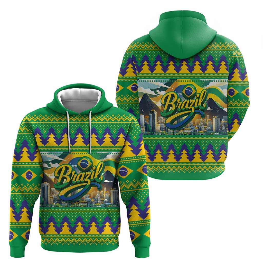 Brazil Christmas Feliz Natal Hoodie LT01