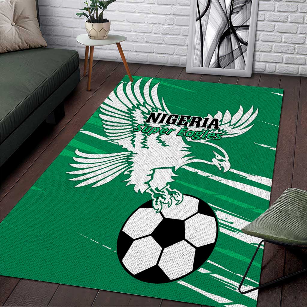 Nigeria Football Area Rug - Victory for the Super Eagles LT01