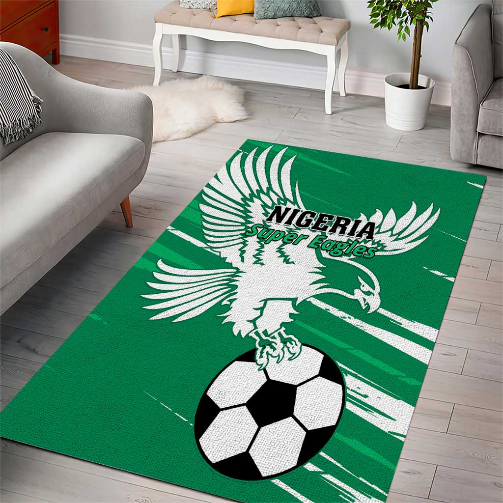 Nigeria Football Area Rug - Victory for the Super Eagles LT01