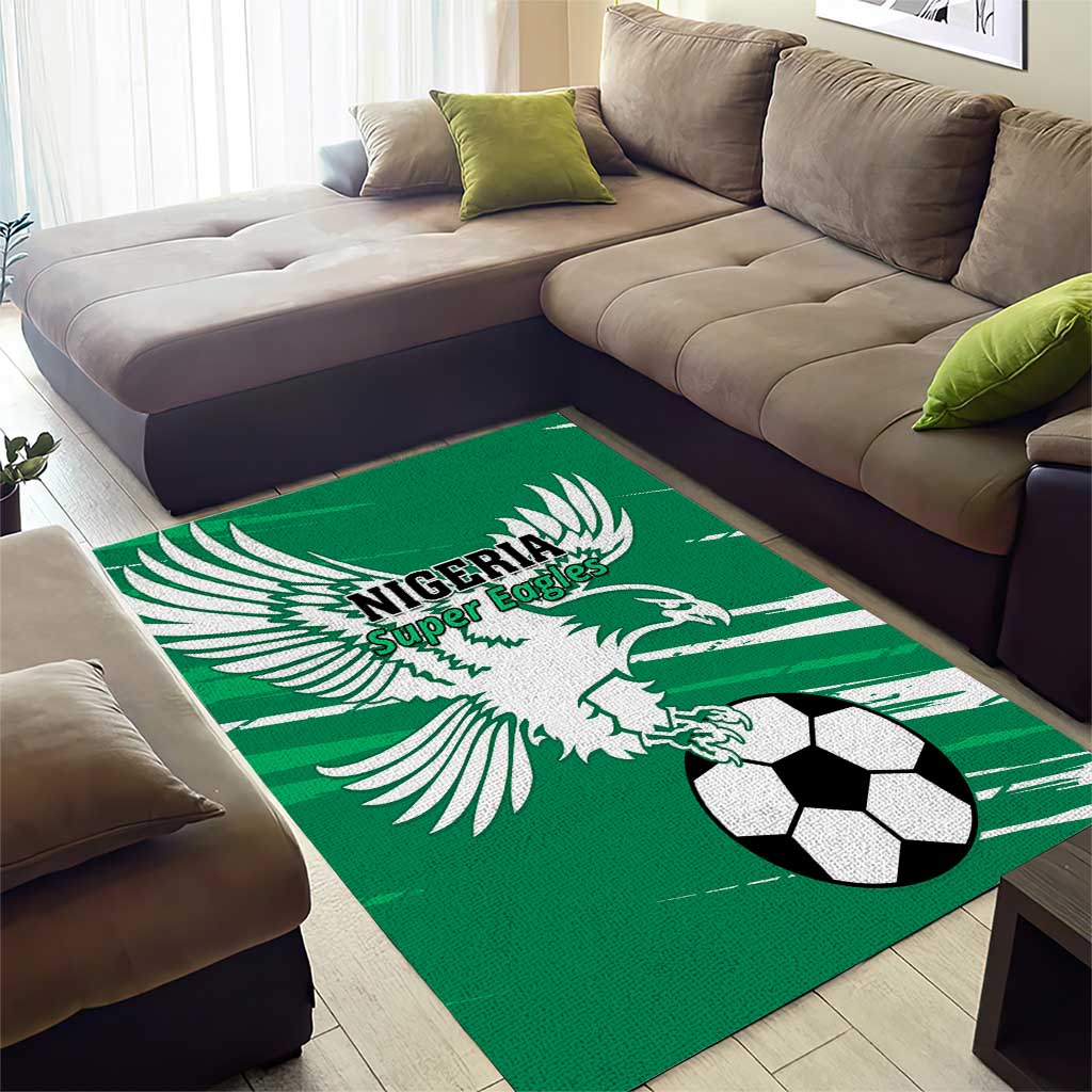 Nigeria Football Area Rug - Victory for the Super Eagles LT01