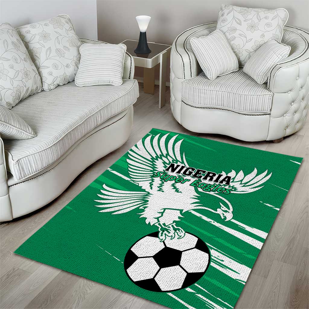 Nigeria Football Area Rug - Victory for the Super Eagles LT01