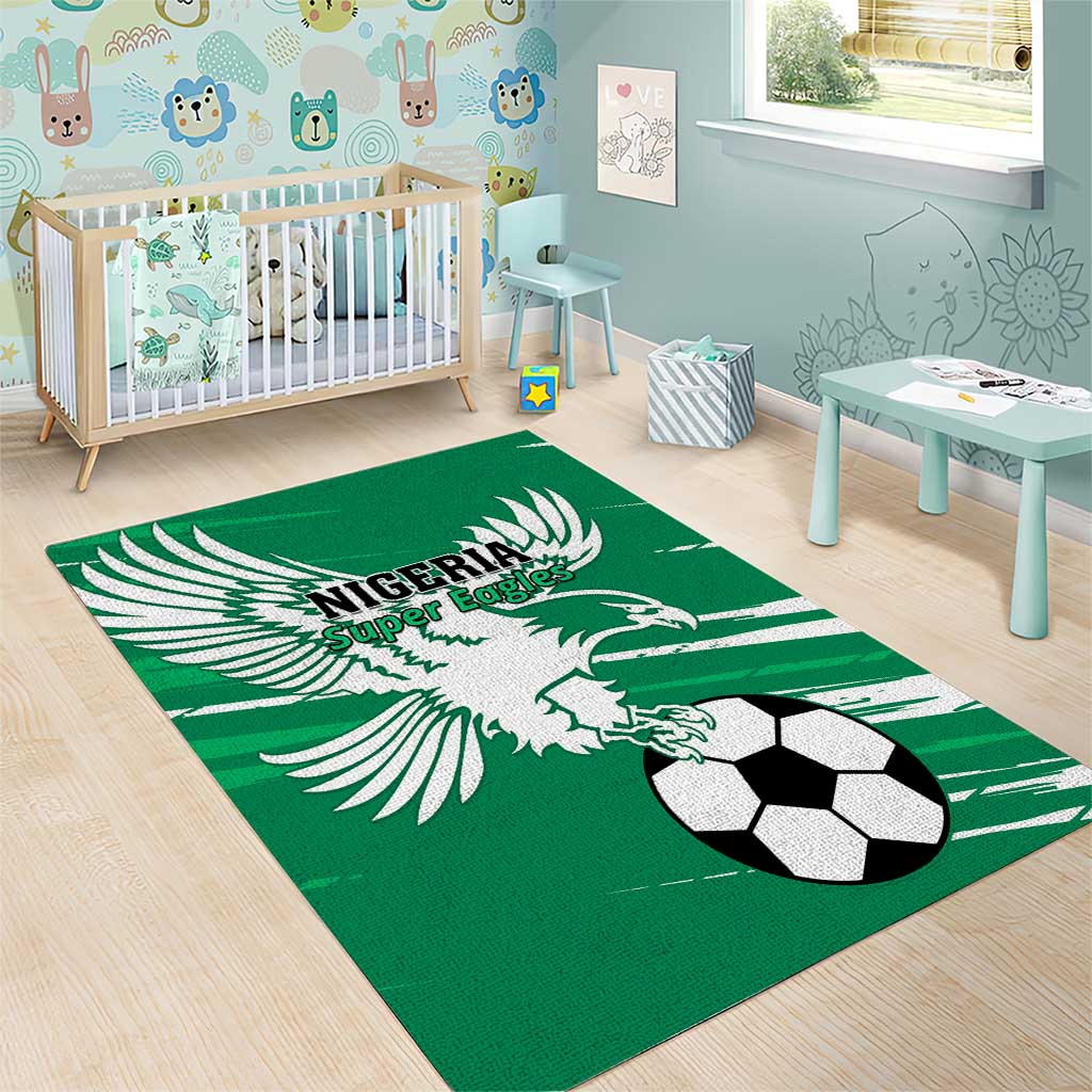 Nigeria Football Area Rug - Victory for the Super Eagles LT01
