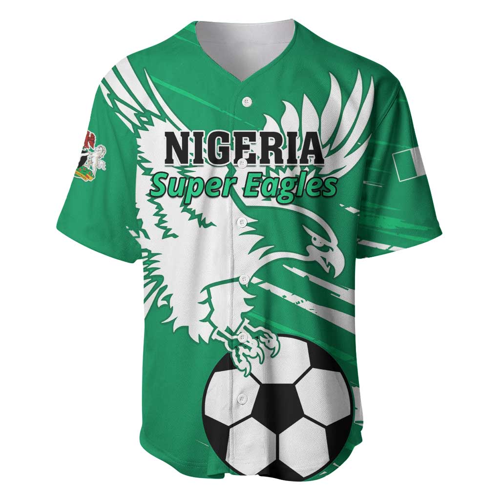 Nigeria Football Baseball Jersey - Victory for the Super Eagles LT01