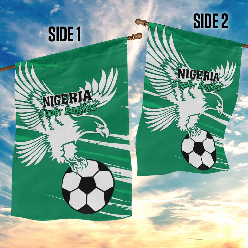 Nigeria Football Garden Flag - Victory for the Super Eagles LT01