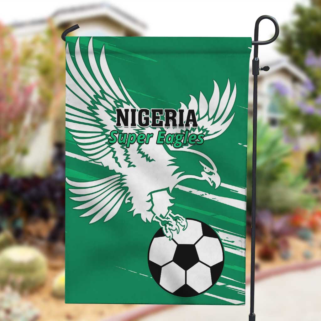 Nigeria Football Garden Flag - Victory for the Super Eagles LT01