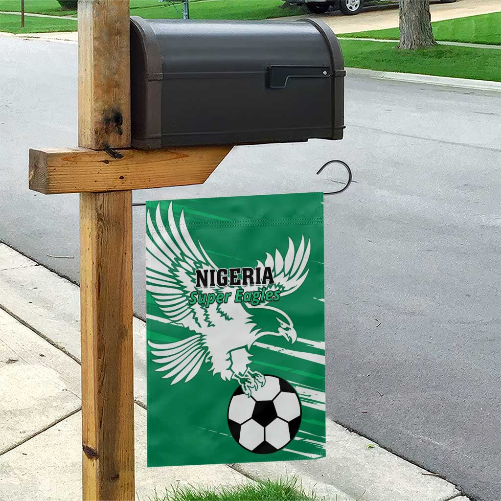 Nigeria Football Garden Flag - Victory for the Super Eagles LT01