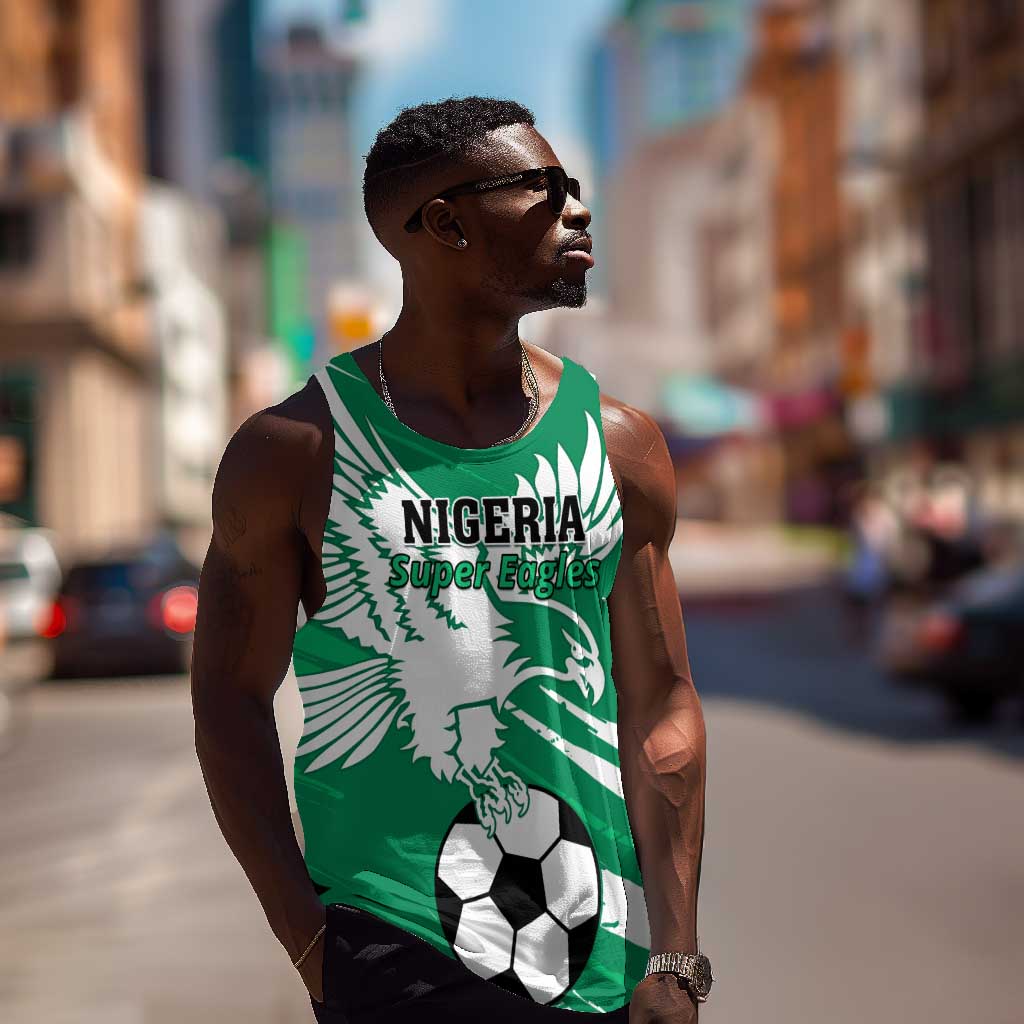Nigeria Football Men Tank Top - Victory for the Super Eagles LT01