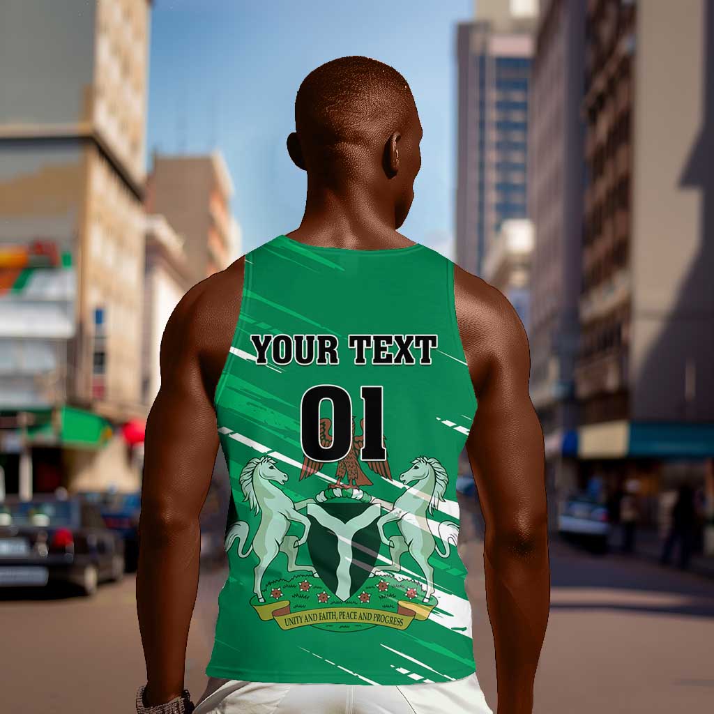Nigeria Football Men Tank Top - Victory for the Super Eagles LT01