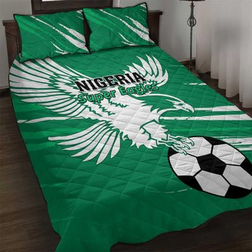 Nigeria Football Quilt Bed Set - Victory for the Super Eagles LT01