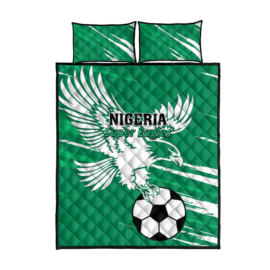 Nigeria Football Quilt Bed Set - Victory for the Super Eagles LT01
