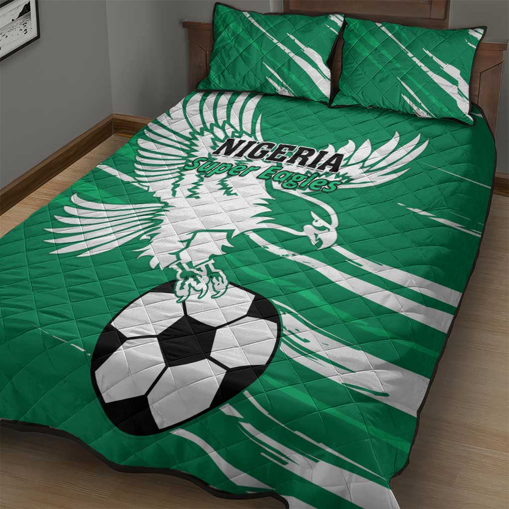 Nigeria Football Quilt Bed Set - Victory for the Super Eagles LT01