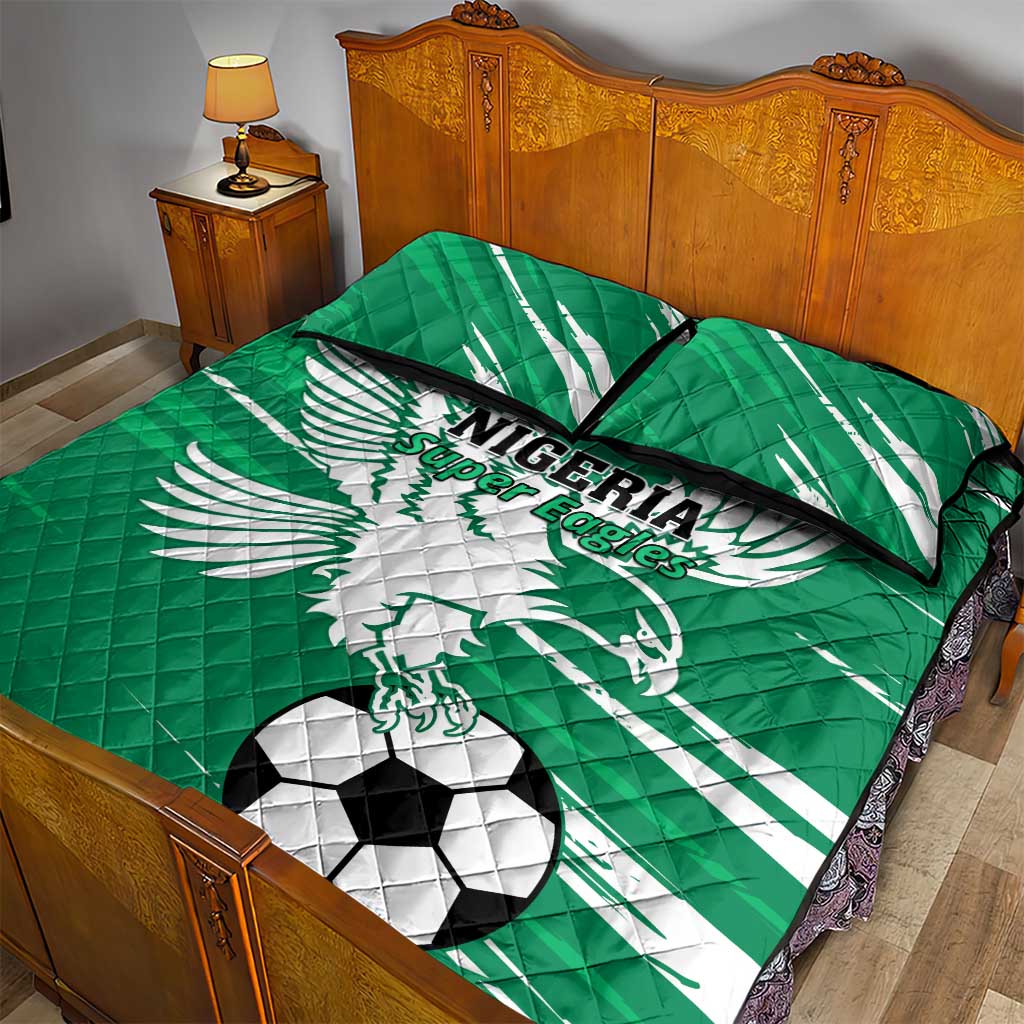 Nigeria Football Quilt Bed Set - Victory for the Super Eagles LT01