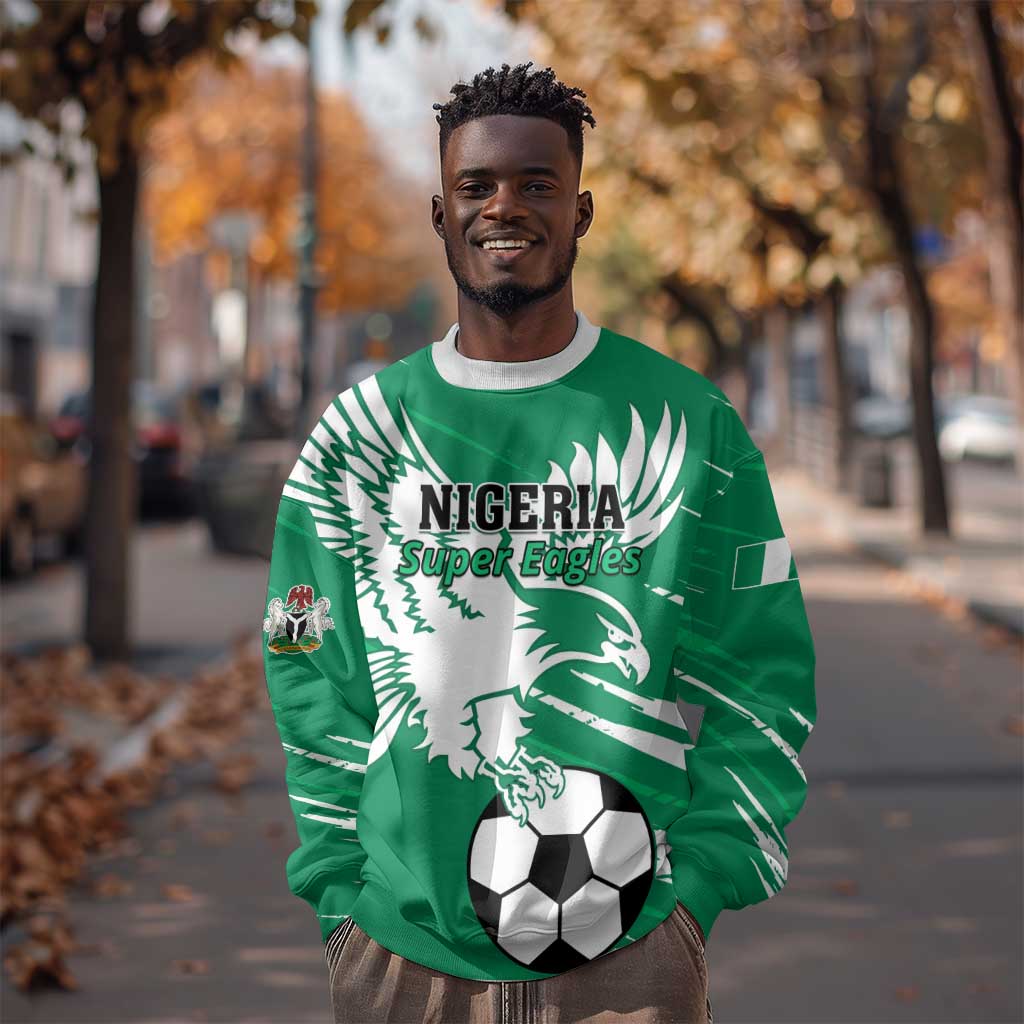 Nigeria Football Sweatshirt - Victory for the Super Eagles LT01