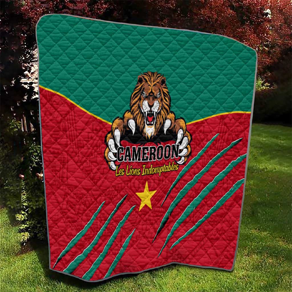 Support Les Lions Indomptables - Cameroon Football Quilt LT01