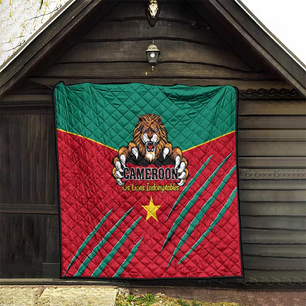 Support Les Lions Indomptables - Cameroon Football Quilt LT01