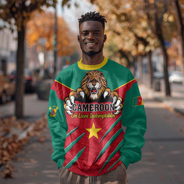 Support Les Lions Indomptables - Cameroon Football Sweatshirt LT01